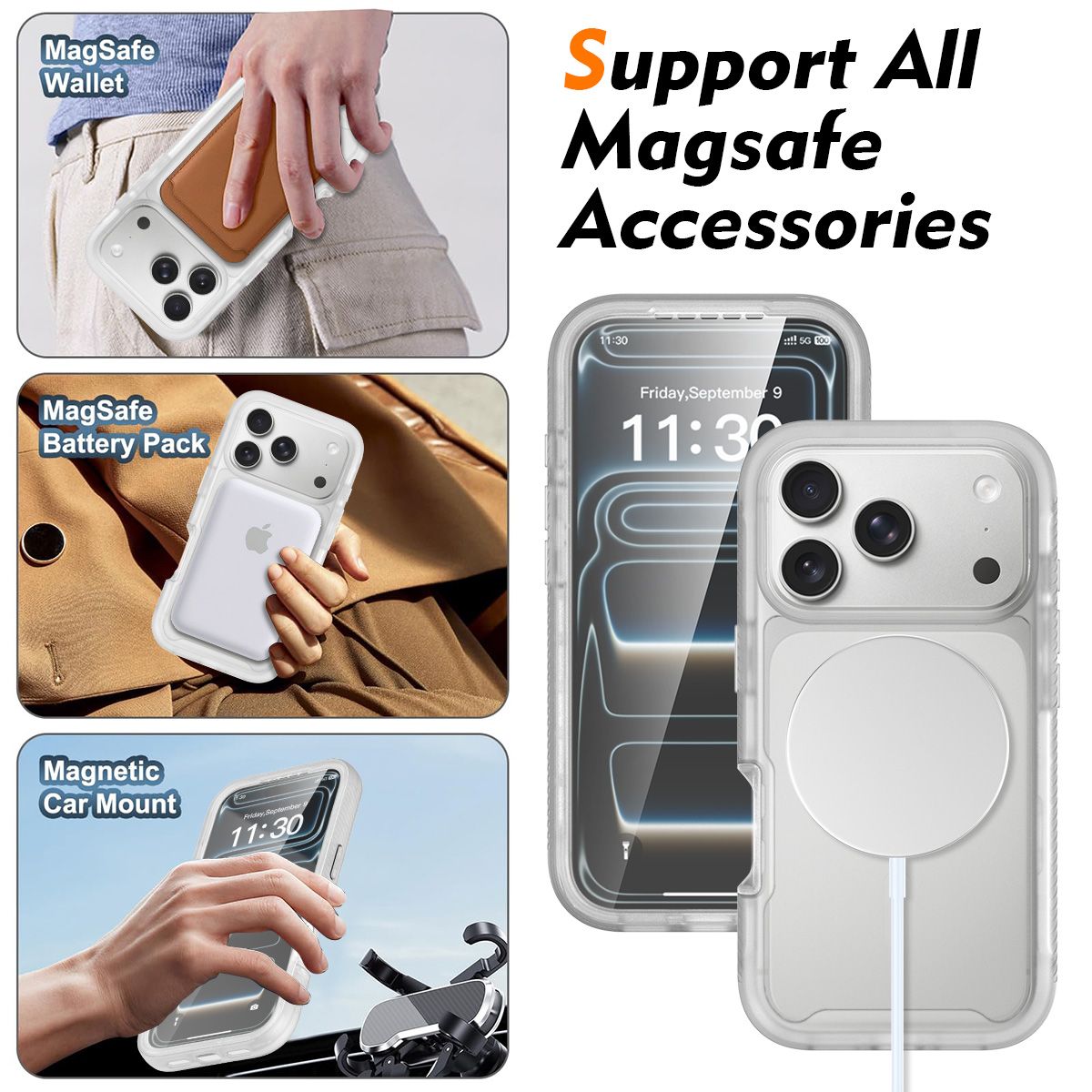 Vault Frost Pro Magnetic Rugged Case with Screen Protector — 123