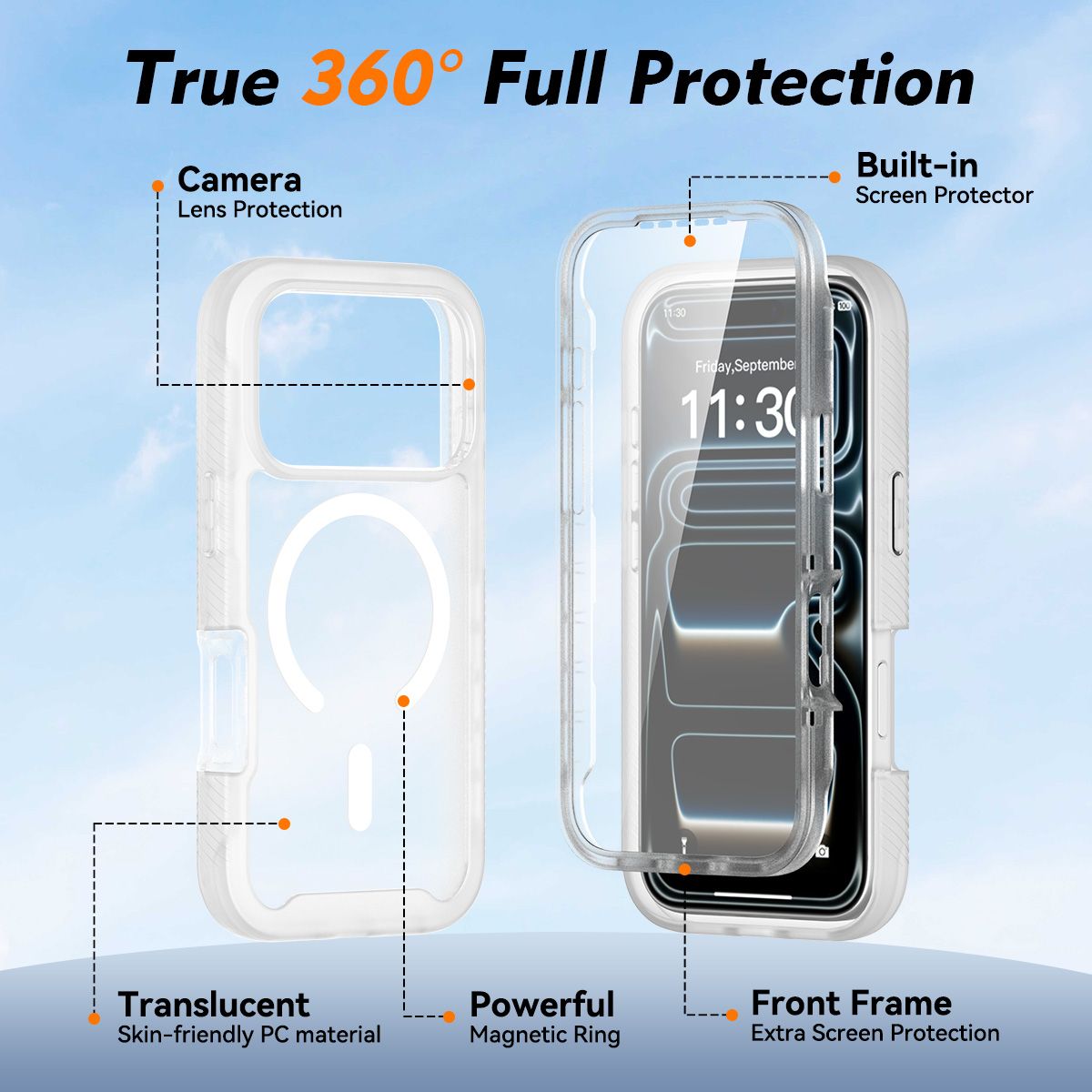Vault Frost Pro Magnetic Rugged Case with Screen Protector — 127