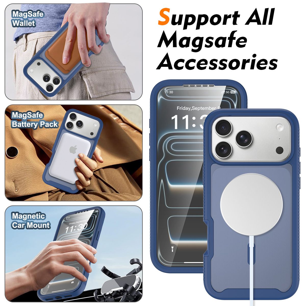 Vault Frost Pro Magnetic Rugged Case with Screen Protector — 179