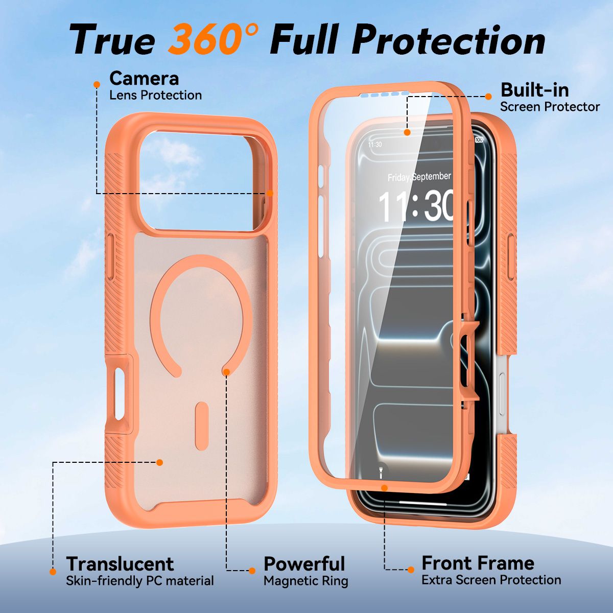 Vault Frost Pro Magnetic Rugged Case with Screen Protector — 189